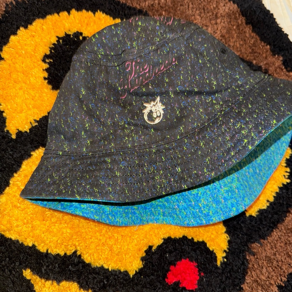 Bucket Hat - The Hundreds  - Black with Blue Reversible Design
